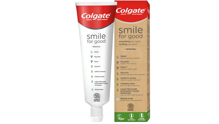 Colgate has confirmed that the toothpaste has been certified to EcoCert and Forest Stewardship Council standards